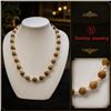 Image 1 : Jade & Pearl Necklace 21"
