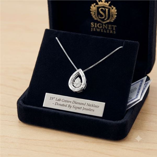 19" Lab Grown Diamond Kay Necklace