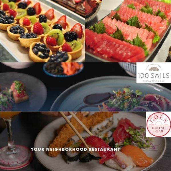 Upscale Restaurant Certificate Package: GOEN & 100 Sails, Oʻahu