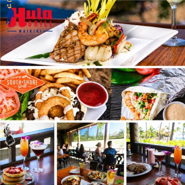 $400+ Value of Dining at Lulu’s Waikiki, Hula Grill Waikiki, & More!
