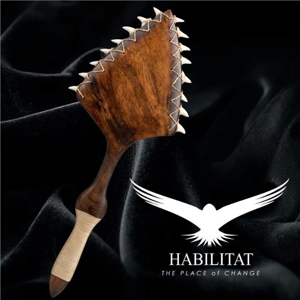 Hand Crafted Hawaiian Weapon 6" x 16 1/2"