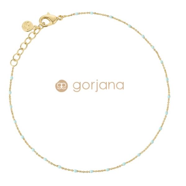Capri Anklet 18K Gold Plated / Seafoam