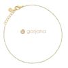 Image 1 : Capri Anklet 18K Gold Plated / Seafoam