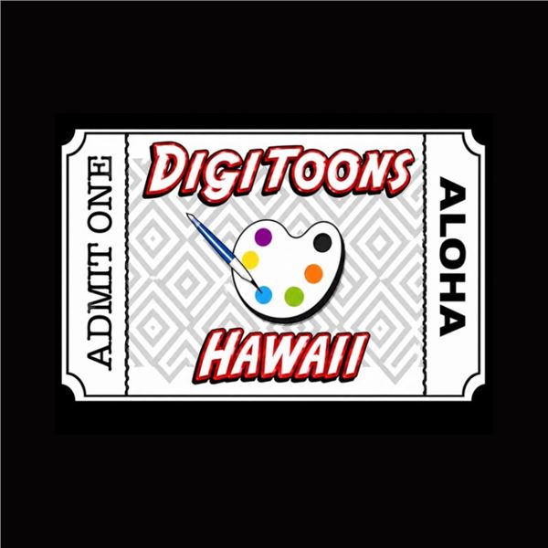 One Custom Digital Cartoon Portrait For One Or A Couple