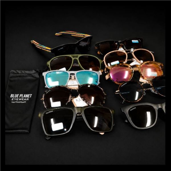 8 Sunglasses, 2 Sunreaders with Microfiber Pouch
