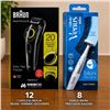 Image 1 : 12 Cordless Braun Beard Trimmer Groomers, 8 Venus Bikini Precision Razors