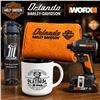 Image 1 : WORX Nitro 20V Brushless Compact 1/4" Impact Driver, Harley Davidson Merch