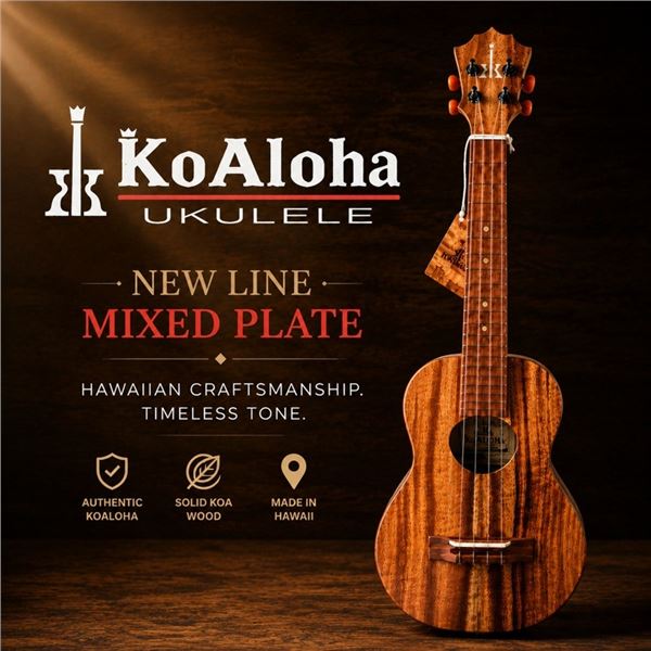 KoAloha “Mixed Plate” Limited Edition Ukulele