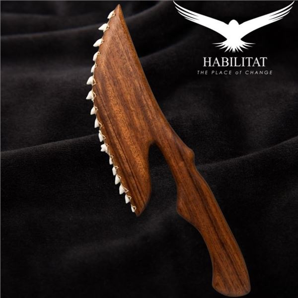Hand Crafted Hawaiian Weapon 5" x 19 1/2"
