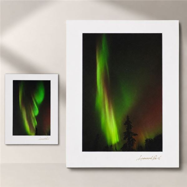 Two 12" x 8" Acrylic Prints: Northern lights