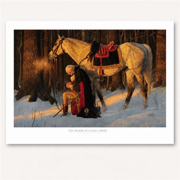 The Prayer at Valley Forge 30" x 13"  Poster
