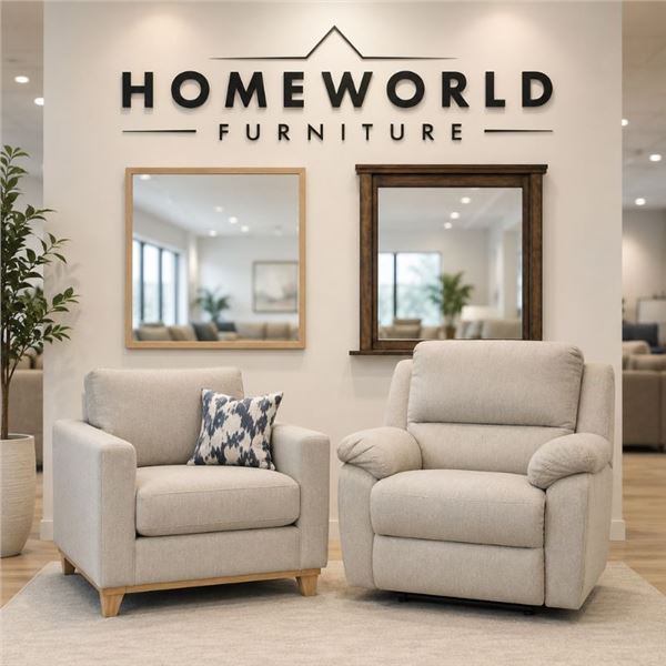 HomeWorld Chair & Mirror Lot - Delivery included