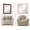 Image 2 : 2 HomeWorld Chairs & 2 Mirrors - Delivery Included in Oahu