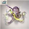 Image 1 : Medium Multi-Colored Glass Blown Octopus