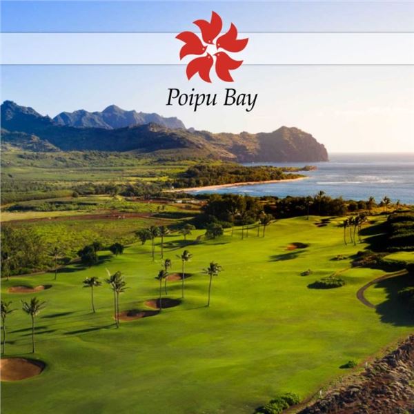 4 Gift Certificates for Poipu Bay Golf Course, Kauai