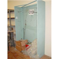 PEG BOARDS SHELF & PARTS TO FOLDER