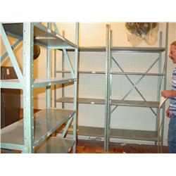 GREY METAL SHELF (X5)