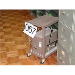 CASTERED CART W/BIN