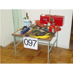 TOOL BOX, MISC & TABLE
