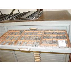 ANTIQUE LEAD TYPE (X25) DRAWERS
