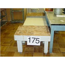 CASTERED TABLES (X3)