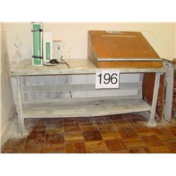 WORK TABLE W/CABINET
