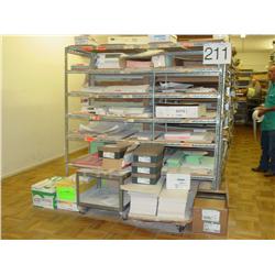 PAPER (X7) SHELVES ON END