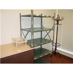 METAL SHELVES (X2)
