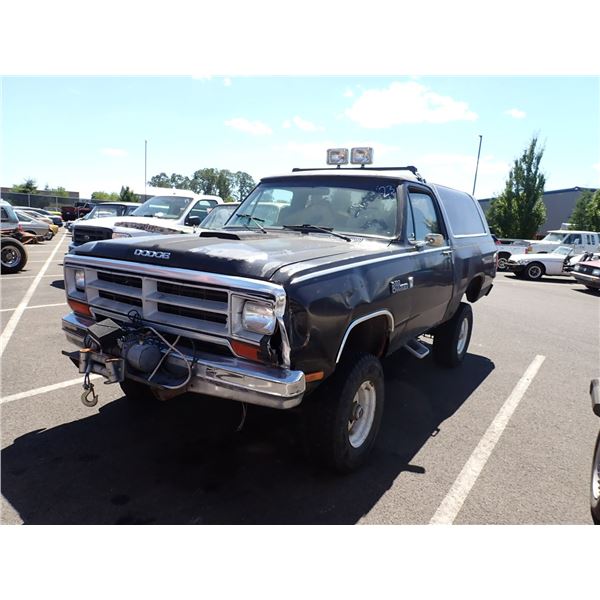 1985 Dodge Ramcharger