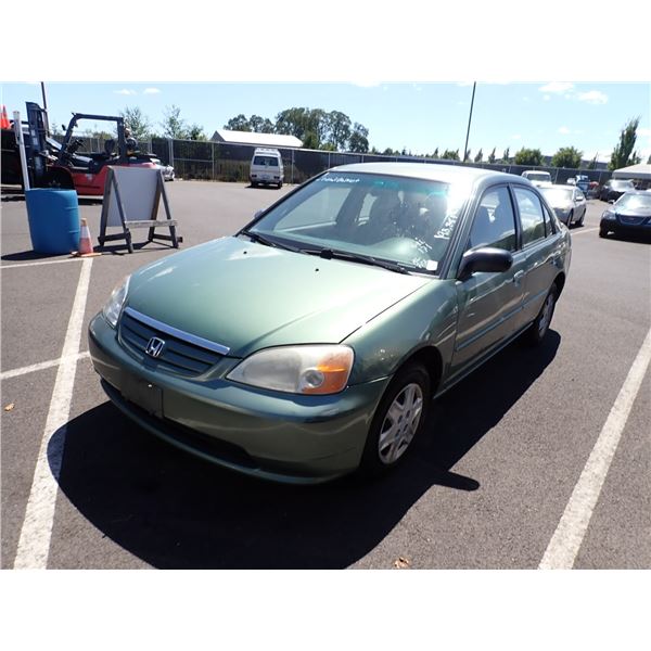 2003 Honda Civic RUNS WITH MECHANICAL PROBLEMS