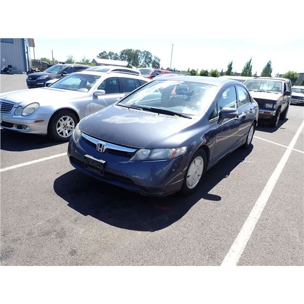 2006 Honda Civic Hybrid RUNS WITH MECHANICAL PROBLEMS