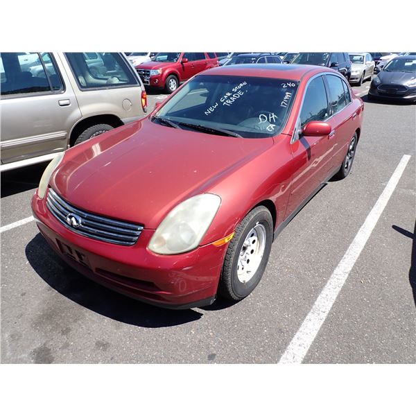 2003 Infiniti G35
