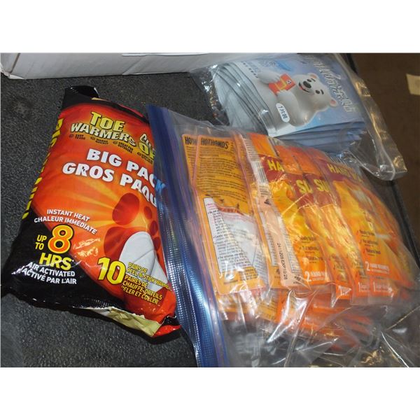 Box Of Assorted Feet & Hand Warmers