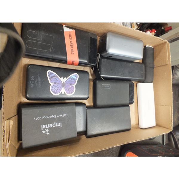 10 Assorted Portable Power Packs