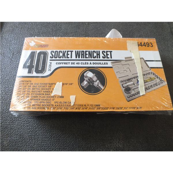 40pc Socket Wrench Set