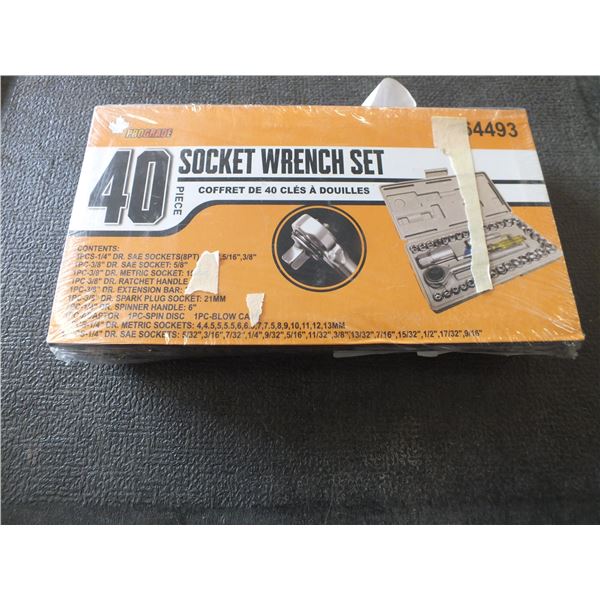 40pc Socket Wrench Set