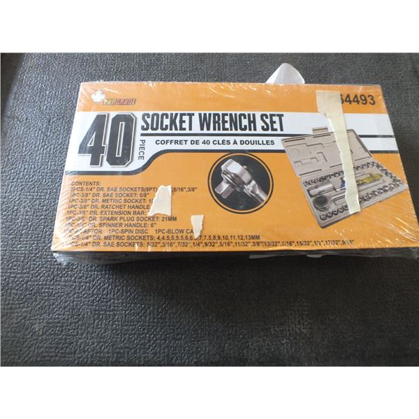 40pc Socket Wrench Set
