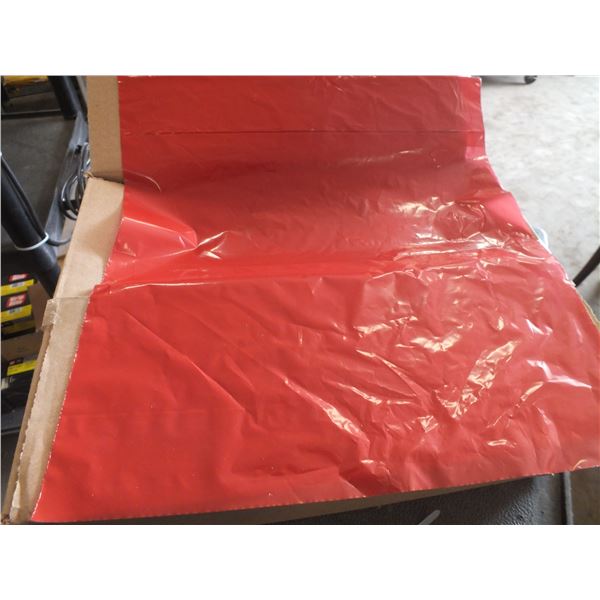 1 Box Of Red Warning Flags