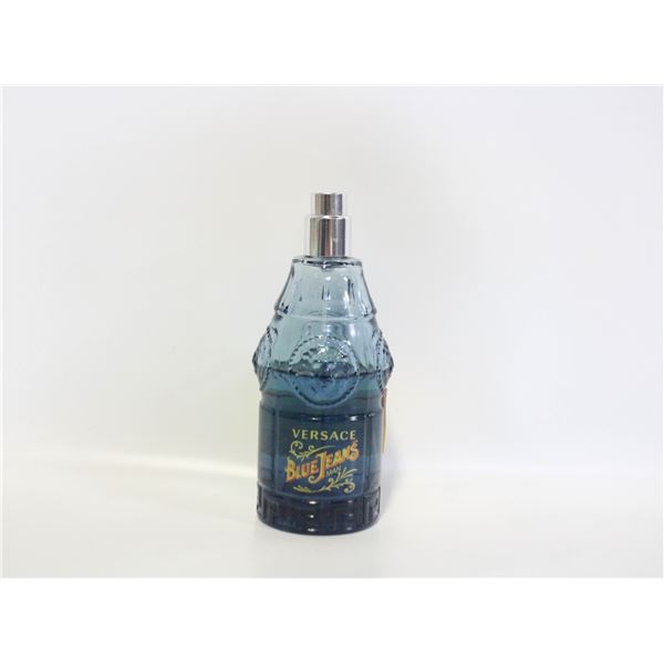 VERSACE BLUE JEANS PERFUME 75ML BOTTLE IS 3/4