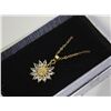Image 1 : CRYSTAL SUNFLOWER GP NECKLACE