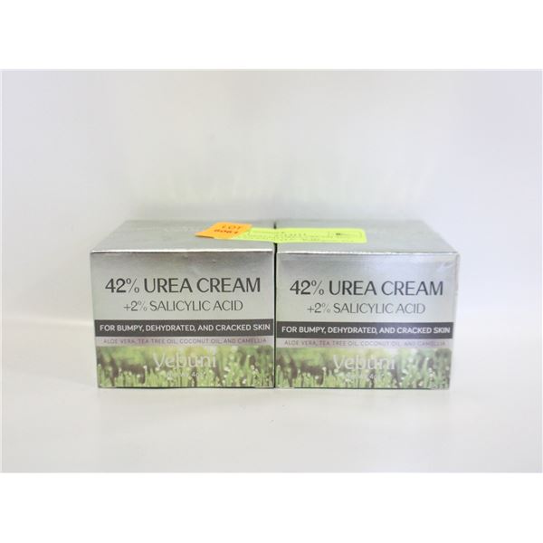 NEW 2 SEALED UREA CREAM 42% PLUS 2% SALICYLIC ACID
