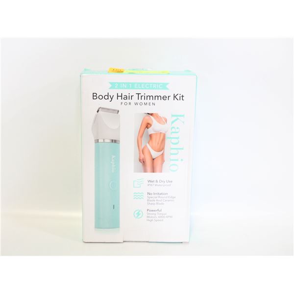 NEW TWO IN ONE BODY HAIR TRIMMER KIT WET/DRY