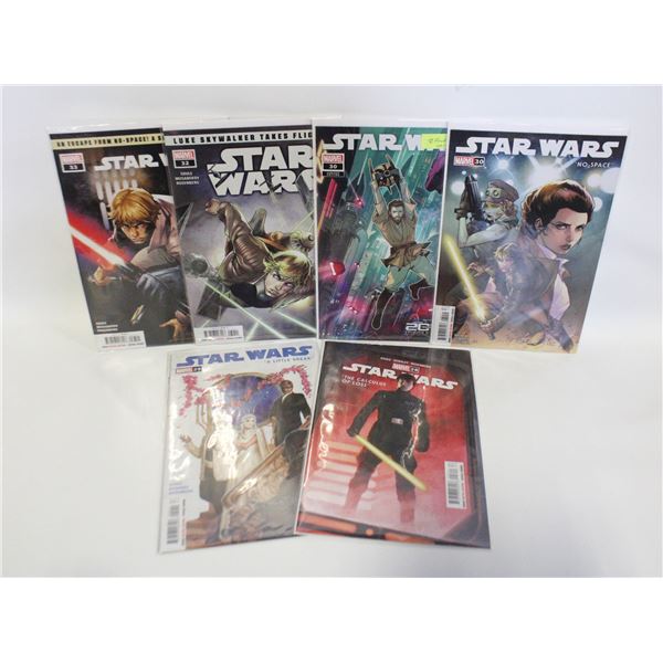 6 NEW STAR WARS COMICS