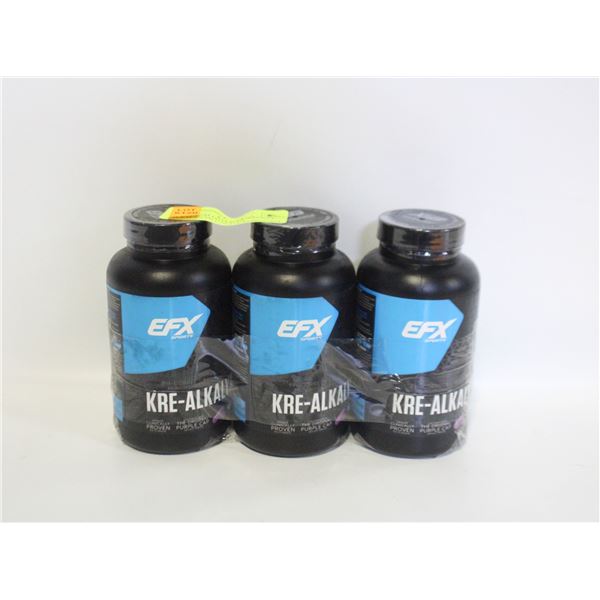 NEW 3 SEALED EFX SPORTS KVE ALXALYN PH CORRECT