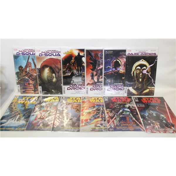 12 NEW STAR WARS COMICS