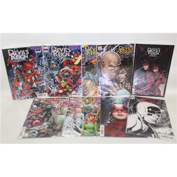 DEVIL’S REIGN COMICS NEW