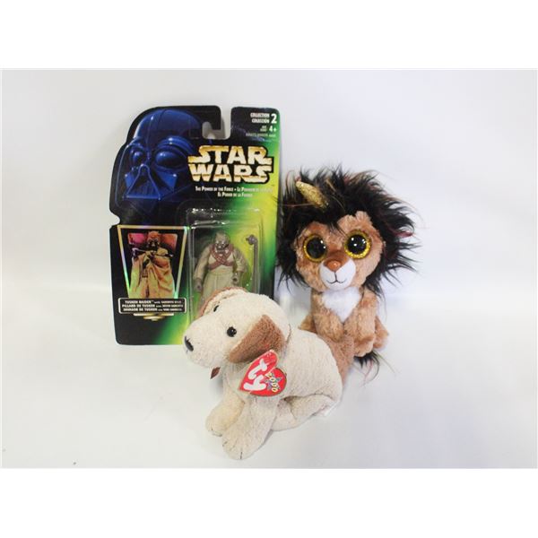 LOT OF STAR WARS TUSKEN RAIDER, TY FIGURINES