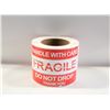 Image 1 : LARGE ROLL OF UNUSED 'FRAGILE HANDLE
