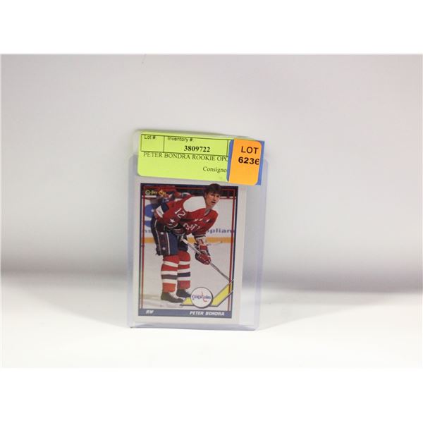 PETER BONDRA ROOKIE OPC