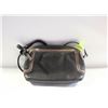 Image 1 : DEREK ALEXANDER BLK/BRN LEATHER PURSE